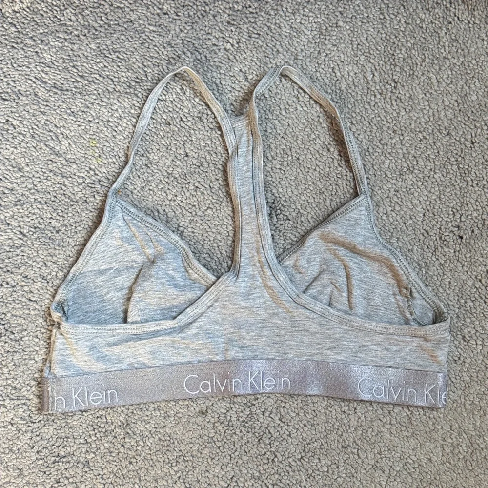 Calvin Klein Light Gray Bralette - Picture 2 of 3